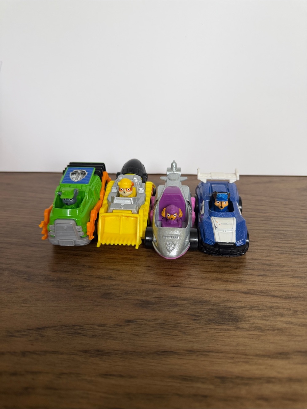Bundle of 4 Paw Patrol The Movie True Metal Movie Vehicles